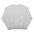 PUMA Womens Grey Cotton Blend Crew Neck Sweatshirt M Classic Logo Casual