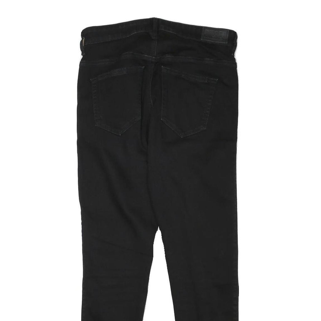 DIESEL Womens Jeans Black Slim Skinny Denim Raw W27 L25 Zip Closure
