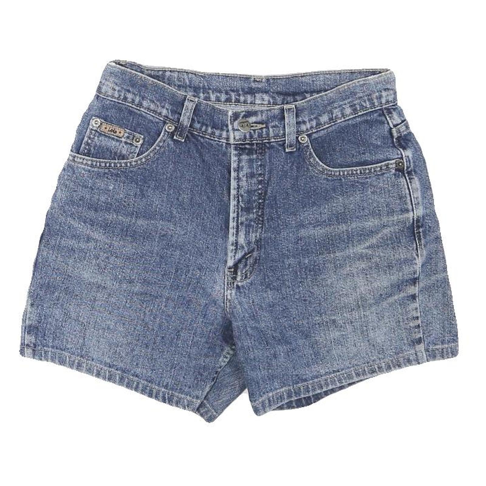 LOIS Womens Denim Blue Casual Shorts M W28 Classic Fit Button Closure