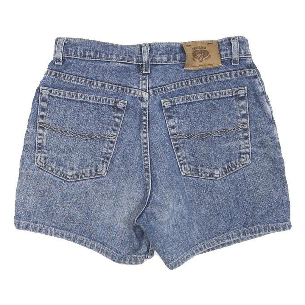 LOIS Womens Denim Blue Casual Shorts M W28 Classic Fit Button Closure