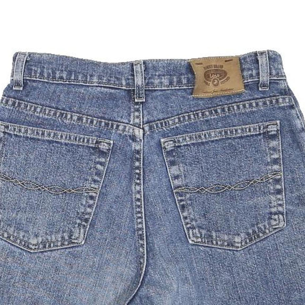 LOIS Womens Denim Blue Casual Shorts M W28 Classic Fit Button Closure