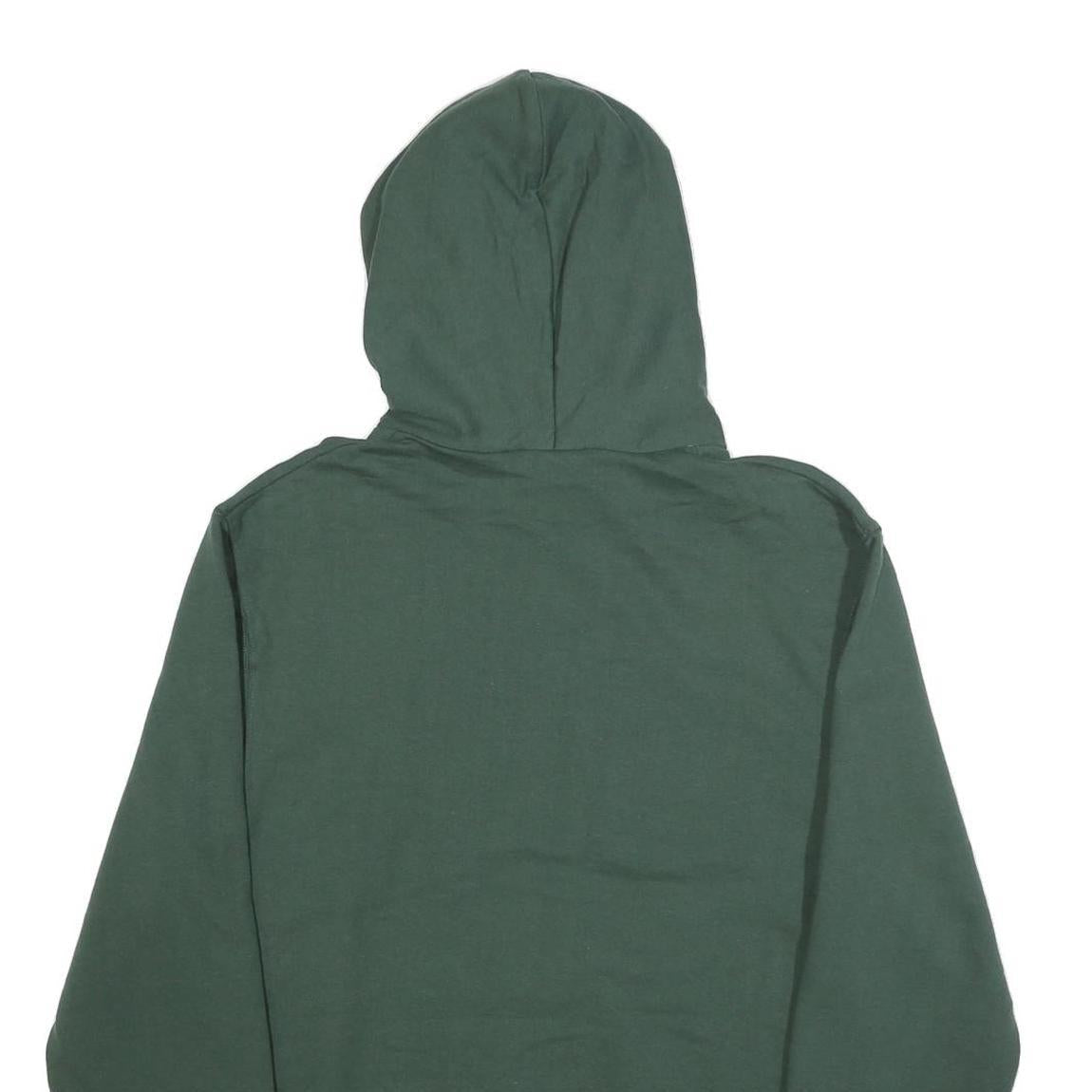 CHAMPION Mens Green Northstars Hockey Pullover Hoodie S Cotton Blend