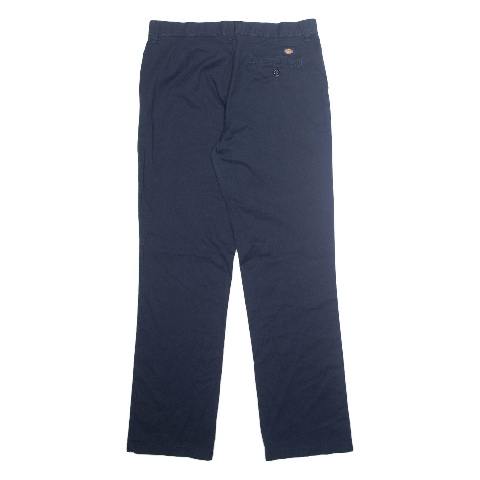 DICKIES Chino Womens Trousers Blue Regular Tapered W32 L32