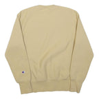 CHAMPION REVERSE WEAVE Mens Beige XS Crew Neck Classic Logo Sweatshirt