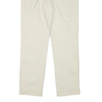 TOMMY HILFIGER Mens Cotton Blend Beige Regular Fit Straight Trousers W32 L32