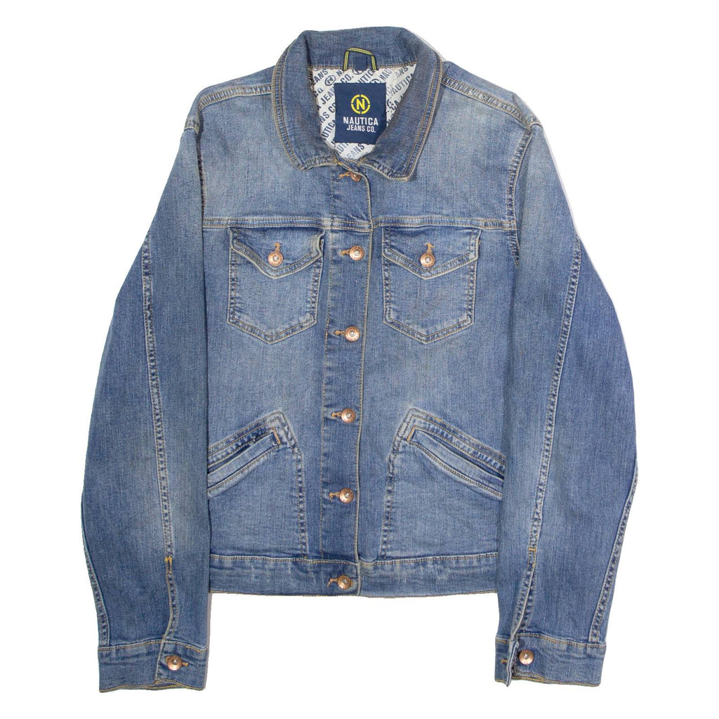 NAUTICA Womens Denim Jacket Blue XL