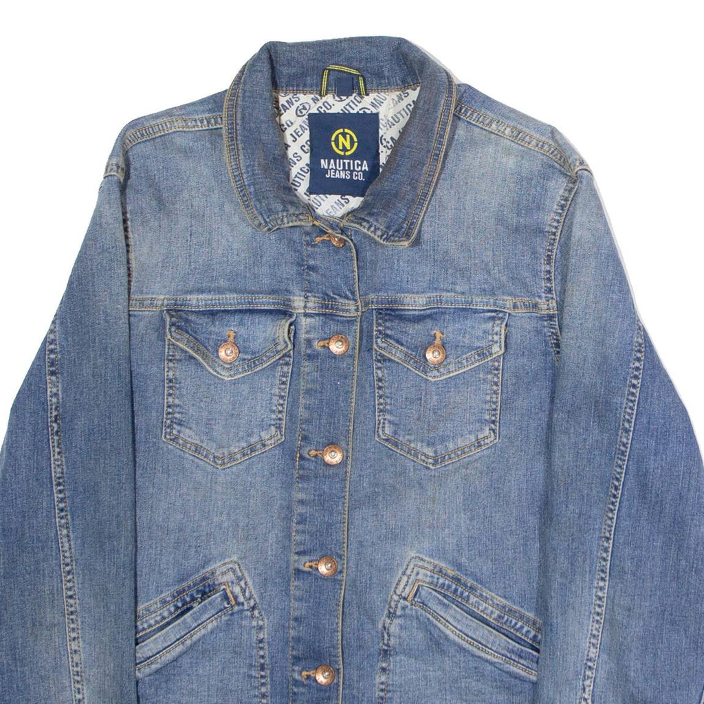NAUTICA Womens Denim Jacket Blue XL
