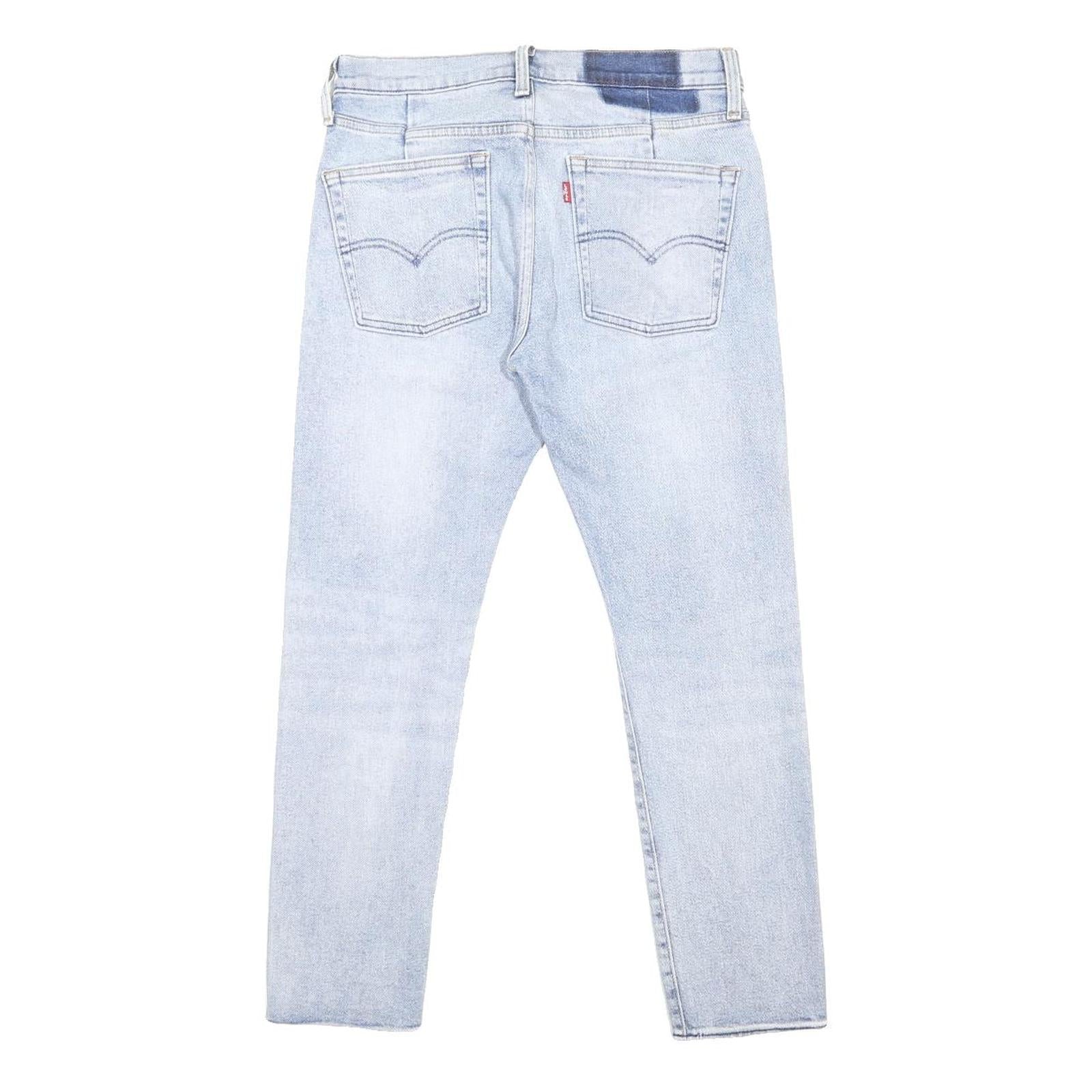 LEVI'S 510 Altered Womens Slim Light Blue Denim Cotton Blend W30 L27 Jeans