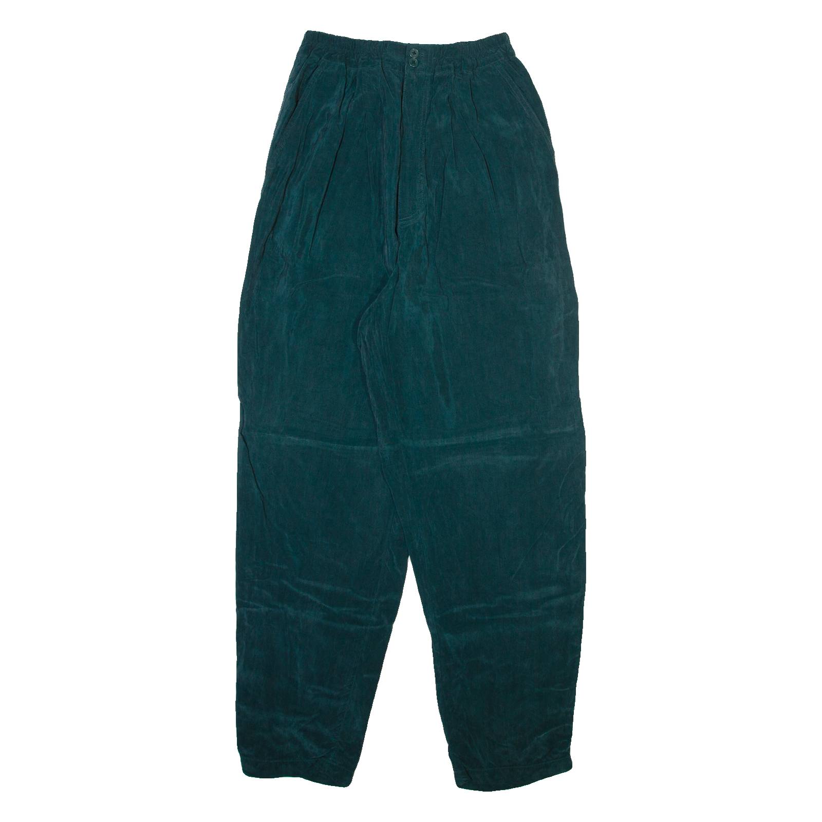 Womens Trousers Blue Relaxed Tapered W24 L29