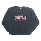 JERZEES Lions Rushville Athletic Mens Sweatshirt Black USA L
