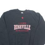 JERZEES Lions Rushville Athletic Mens Sweatshirt Black USA L