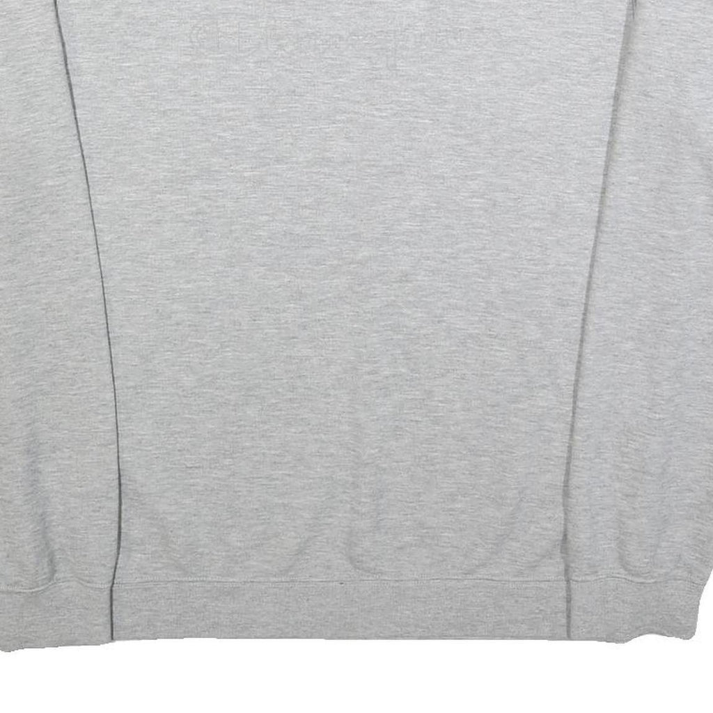 CHAMPION Mens Grey Crew Neck L Cotton Blend Pullover Sweatshirt Casual