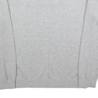 CHAMPION Mens Grey Crew Neck L Cotton Blend Pullover Sweatshirt Casual