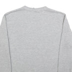 CHAMPION Mens Grey Crew Neck L Cotton Blend Pullover Sweatshirt Casual