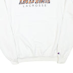 CHAMPION Mens White Indy United Lacrosse Crew Neck M Sport Sweatshirt