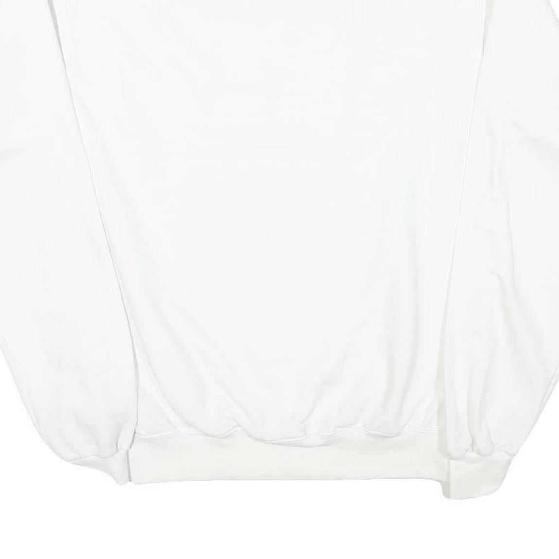 CHAMPION Mens White Indy United Lacrosse Crew Neck M Sport Sweatshirt