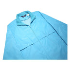 WOOLRICH Womens Blue Synthetic Jacket M Lightweight Zip Plain Outdoor Casual