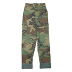MFH Mens Cotton Blend Camouflage Regular Fit Straight Leg Trousers W24 L29