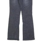 LA IDOL Womens Regular Fit Blue Denim Bootcut Jeans Cotton Blend W34 L32 Stud