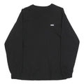 VANS Mens Black Long Sleeve Crew Neck T-Shirt S Cotton Blend Casual