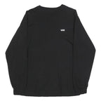 VANS Mens Black Long Sleeve Crew Neck T-Shirt S Cotton Blend Casual