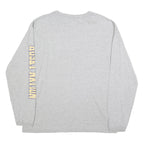 NCAA Mens Grey Washington Graphic T-Shirt XL Long Sleeve Crew Neck College