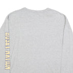 NCAA Mens Grey Washington Graphic T-Shirt XL Long Sleeve Crew Neck College