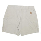 CARHARTT Womens Shorts Beige Casual Plain 3XL W38 Cotton Blend Utility