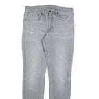 LEVI'S Mens Slim Blue Denim Jeans W34 L34 Zip Casual Wear