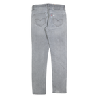 LEVI'S Mens Slim Blue Denim Jeans W34 L34 Zip Casual Wear