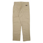 DICKIES Mens Trousers Beige Regular Straight W30 L30