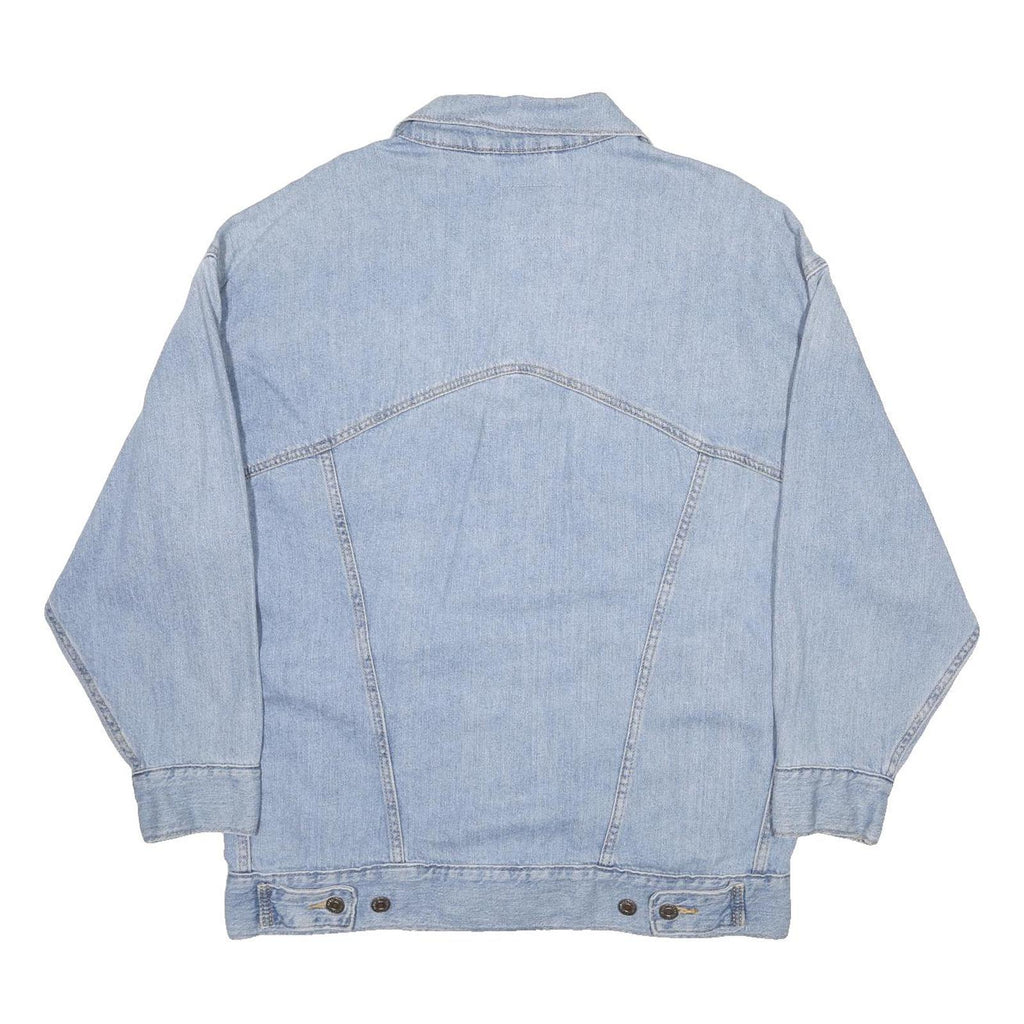 LEVI'S Womens Blue Denim Button Jacket S Cotton Blend Classic Casual