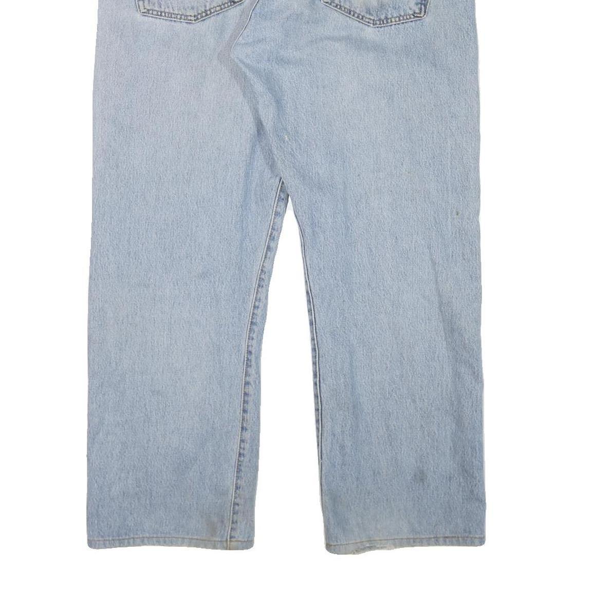 LEVI'S 501XX Mens Jeans Blue Regular Straight Denim Light W36 L28 Classic Button