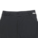 FILA Womens Black Tennis Mini Skort Polyester Blend Pleated Size L Sports