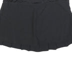 FILA Womens Black Tennis Mini Skort Polyester Blend Pleated Size L Sports