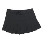 FILA Womens Black Tennis Mini Skort Polyester Blend Pleated Size L Sports