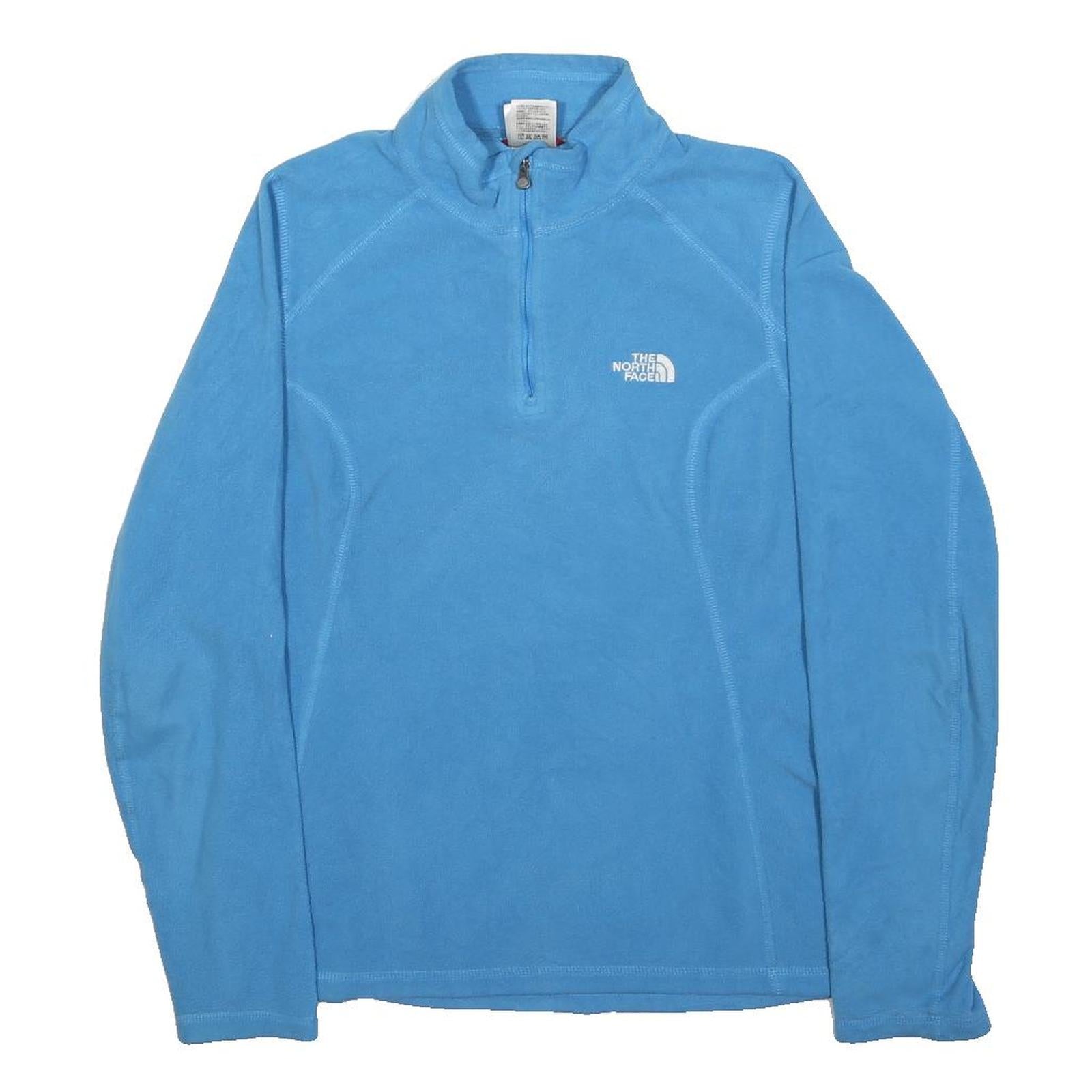 THE NORTH FACE Womens Blue Zip Jacket M Polyester Plain Lightweight Outdoor