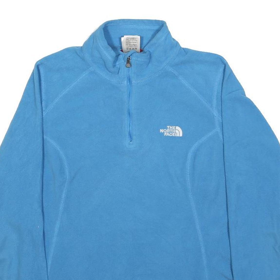 THE NORTH FACE Womens Blue Zip Jacket M Polyester Plain Lightweight Outdoor