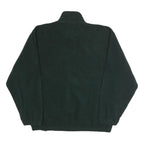 WEST-TEK Mens Green Polyester Zip Jacket XL Fleece Plain Casual Warm Outerwear