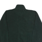 WEST-TEK Mens Green Polyester Zip Jacket XL Fleece Plain Casual Warm Outerwear