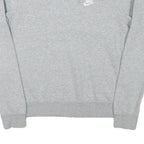 NIKE Mens Grey Crew Neck S Sweatshirt Cotton Blend Sportswear Casual Pullover