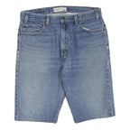 LEVI'S Mens Denim Blue Casual Shorts L W36 Regular Fit 5 Pocket Zip Fly