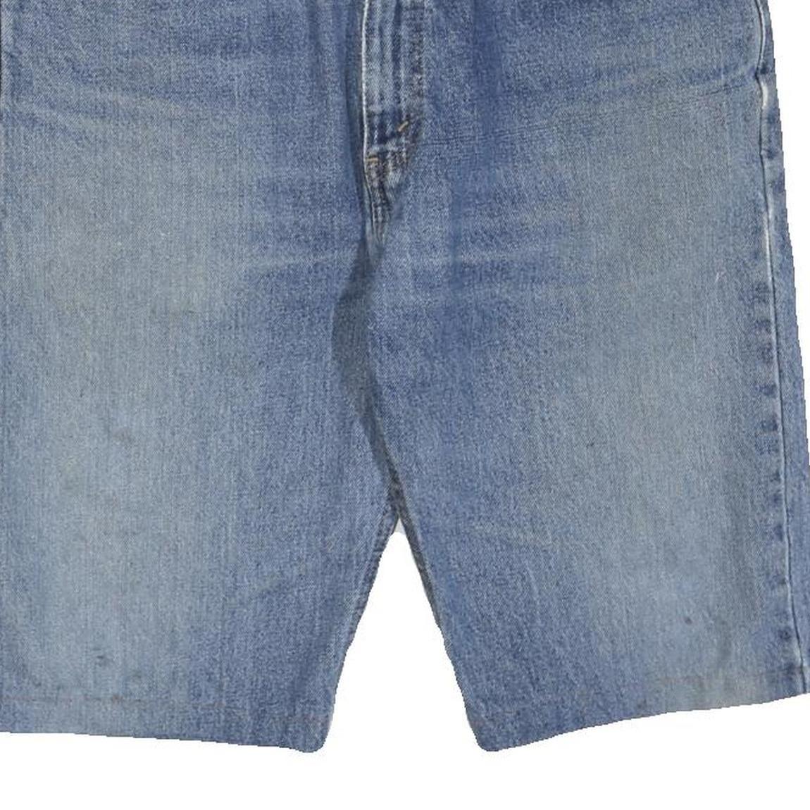 LEVI'S Mens Denim Blue Casual Shorts L W36 Regular Fit 5 Pocket Zip Fly