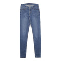 LEVI'S Womens Jeans Blue Slim Skinny Denim Medium W24 L32 Stretch Zip
