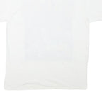 Mens White Space Jam Graphic T-Shirt M Short Sleeve Crew Neck Cartoon Print