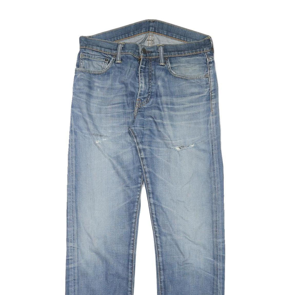 LEVI'S Mens Jeans Blue Regular Straight Denim Light W31 L31 Classic Zip