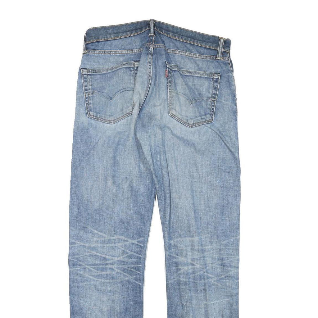 LEVI'S Mens Jeans Blue Regular Straight Denim Light W31 L31 Classic Zip