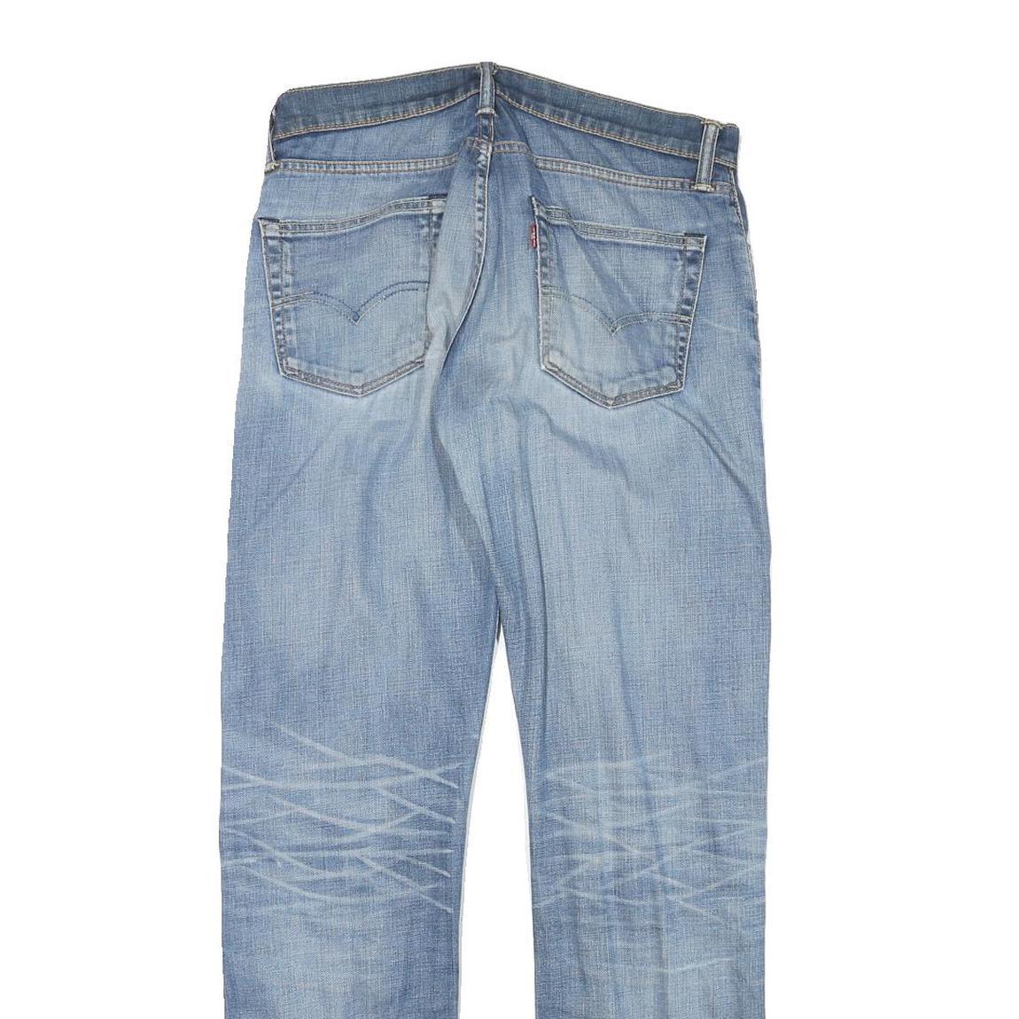 LEVI'S Mens Jeans Blue Regular Straight Denim Light W31 L31 Classic Zip