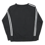 ADIDAS Womens Black Sweatshirt S Crew Neck Cotton Blend Sport Casual