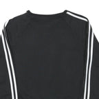 ADIDAS Womens Black Sweatshirt S Crew Neck Cotton Blend Sport Casual